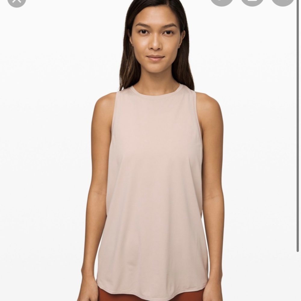 Lululemon All Tied Up Tank Pink